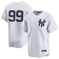 CAdoa NY.Yankees #99 Aaron Judge Player White Limited Home Stitched Jerseys