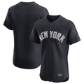 CAdoa NY.Yankees Blank Player Navy Home Replica Elite Stitched Jerseys