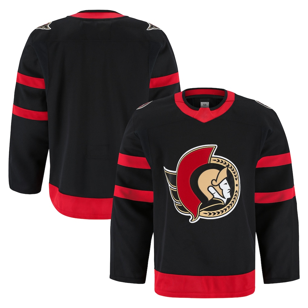 CAdoa O.Senators Black Home Authentic Pro Jerseys
