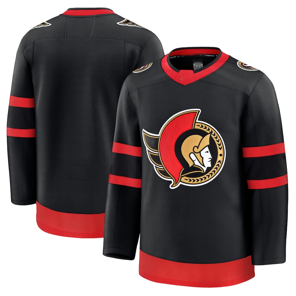 CAdoa O.Senators Black Home Premium Jerseys