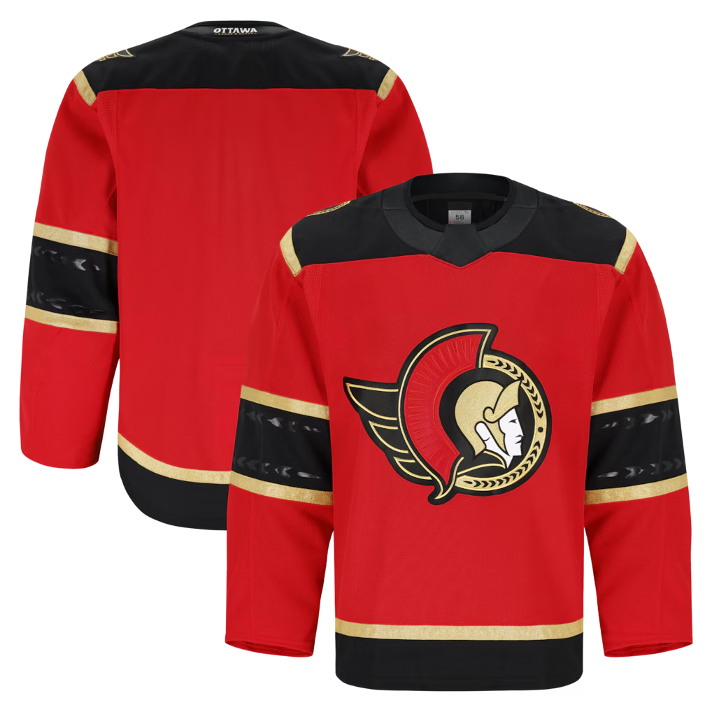 CAdoa O.Senators Red Alternate Authentic Pro Jerseys