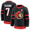 CAdoa O.Senators #7 Brady Tkachuk Black Home Premium Jerseys