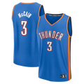 CAdoa OC.Thunder #3 Jared McCain Blue Fast Break Replica Stitched Jerseys - Icon Edition