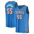CAdoa OC.Thunder #55 Isaiah Hartenstein Blue Fast Break Replica Player Stitched Jerseys - Icon Edition