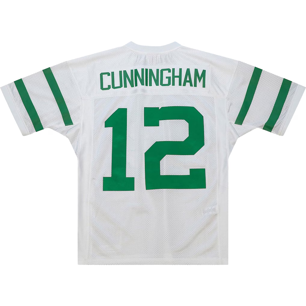 CAdoa P.Eagles 1994 #12 Randall Cunningham Mitchell & Ness White Authentic Throwback Retired Player Stitched Puhic Jersey