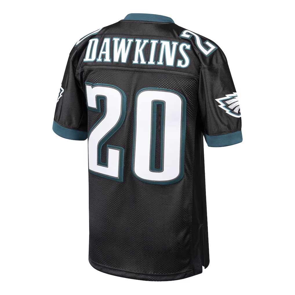 CAdoa P.Eagles 2003 #20 Brian Dawkins Mitchell & Ness Black Authentic Throwback Retired Player  Stitched Puhic Jersey