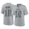 CAdoa P.Eagles #10 Braden Mann Player Gray Atmosphere Fashion Home Game Stitched Jerseys