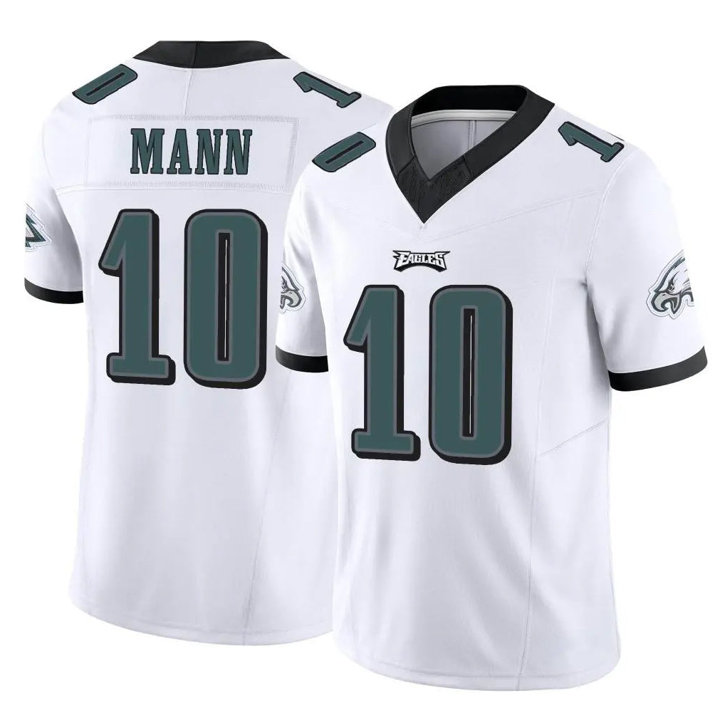 CAdoa P.Eagles #10 Braden Mann Player White Limited Vapor F.U.S.E. Home Game Stitched Jerseys