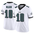 CAdoa P.Eagles #10 Braden Mann Player White Limited Vapor F.U.S.E. Home Game Stitched Jerseys