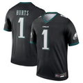 CAdoa P.Eagles #1 Jalen Hurts Player Black Legend Stitched Jerseys