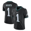 CAdoa P.Eagles #1 Jalen Hurts Player Black Limited Vapor Untouchable Home Game Stitched Jerseys