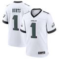 CAdoa P.Eagles #1 Jalen Hurts Player White Game Stitched Jerseys