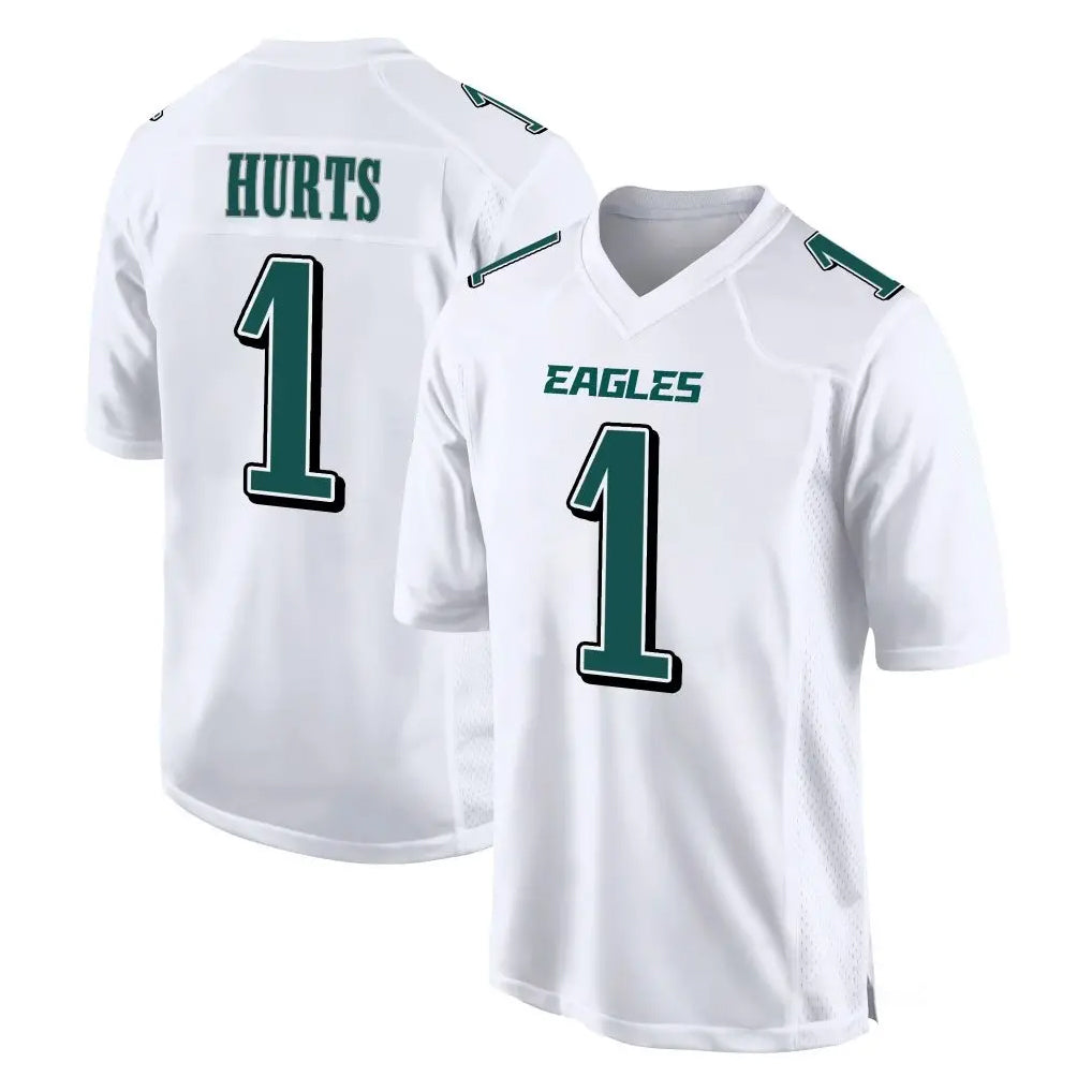 CAdoa P.Eagles #1 Jalen Hurts Player White Tundra Fashion Home Game Stitched Jerseys