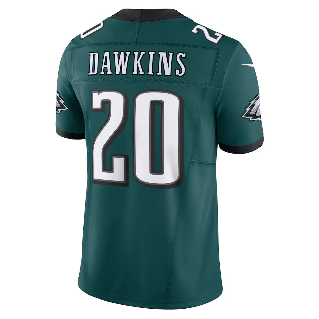 CAdoa P.Eagles #20 Brian Dawkins Midnight Green Vapor F.U.S.E. Limited Stitched Jerseys