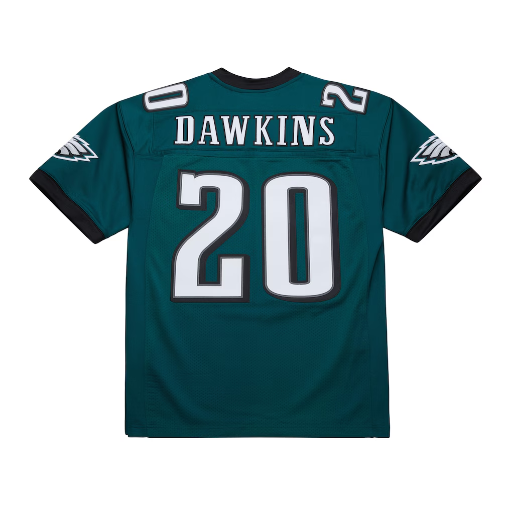 CAdoa P.Eagles #20 Brian Dawkins Mitchell & Ness Green 2007 Authentic Throwback Retired Player Stitched Puhic Jersey