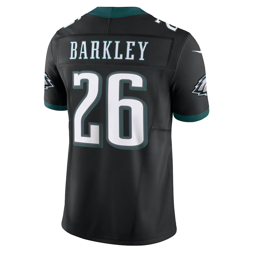 CAdoa P.Eagles #26 Saquon Barkley Black Vapor F.U.S.E. Limited Stitched Jerseys