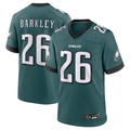 CAdoa P.Eagles #26 Saquon Barkley Midnight Green Game Player Jersey Stitched American Stitched Jersey