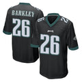 CAdoa P.Eagles #26 Saquon Barkley Player Black Home Game Stitched Jerseys