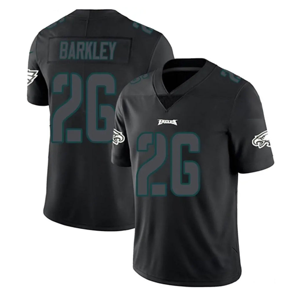 CAdoa P.Eagles #26 Saquon Barkley Player Limited Black Impact Home Game Stitched Jerseys