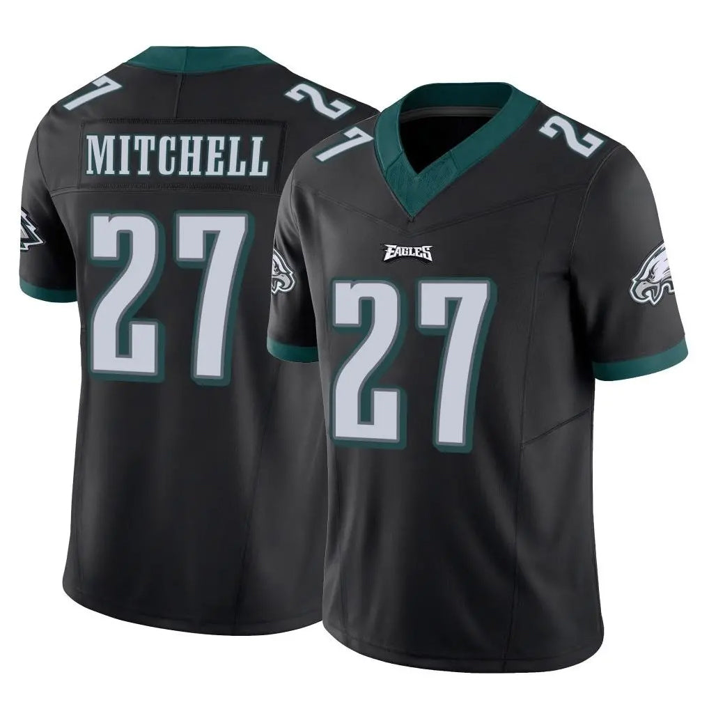 CAdoa P.Eagles #27 Quinyon Mitchell Player Black Limited Vapor F.U.S.E. Home Game Stitched Jerseys