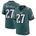 CAdoa P.Eagles #27 Quinyon Mitchell Player Midnight Green Replica Game Stitched Jerseys