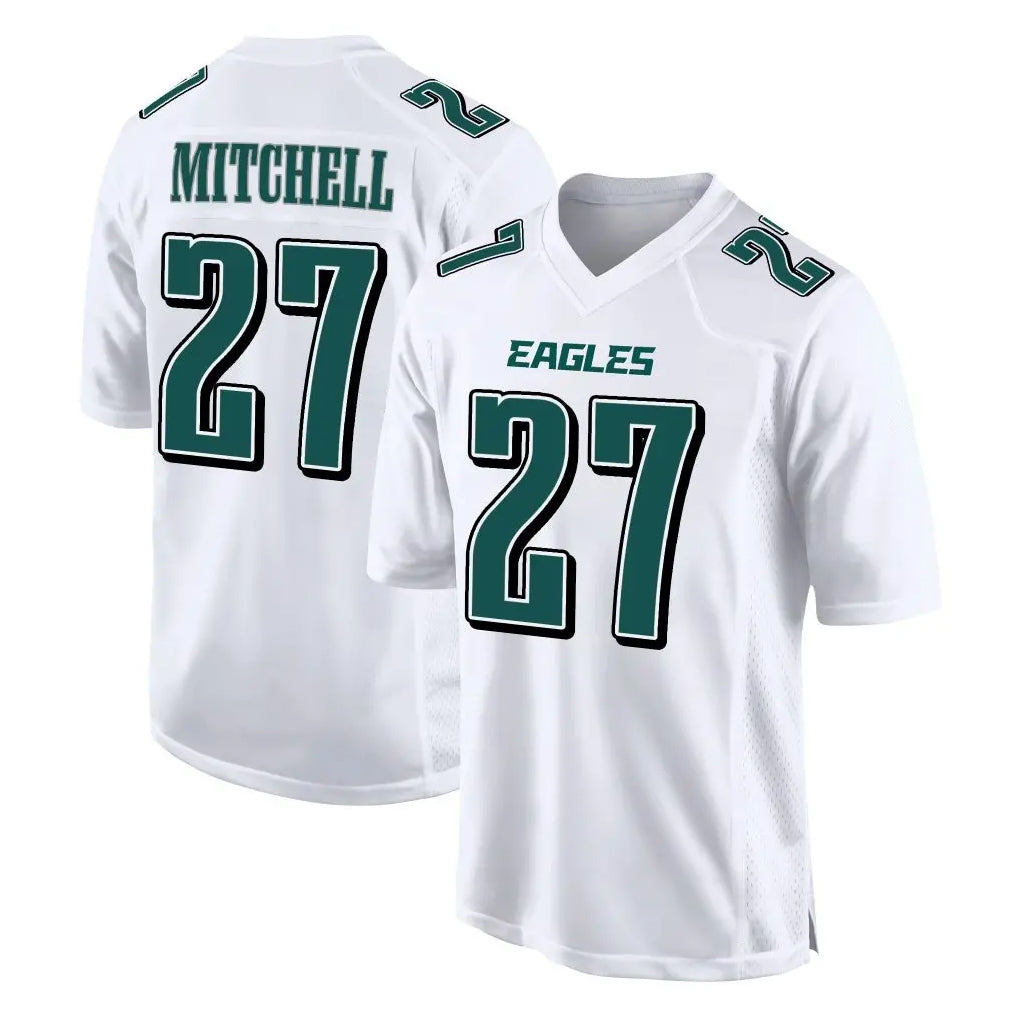 CAdoa P.Eagles #27 Quinyon Mitchell Player White Tundra Fashion Home Game Stitched Jerseys