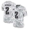 CAdoa P.Eagles #2 Riq Woolen Player Arctic Camo Salute to Service Limited Game Stitched Jerseys