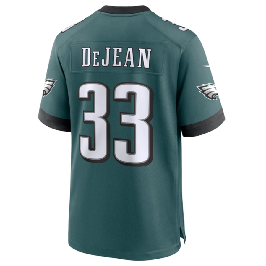 CAdoa P.Eagles #33 Cooper DeJean Green 2024 Draft Alternate Player Game Jersey Stitched American Stitched Jersey