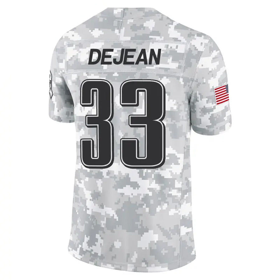 CAdoa P.Eagles #33 Cooper DeJean Player Arctic Camo Salute to Service Limited Stitched Jerseys