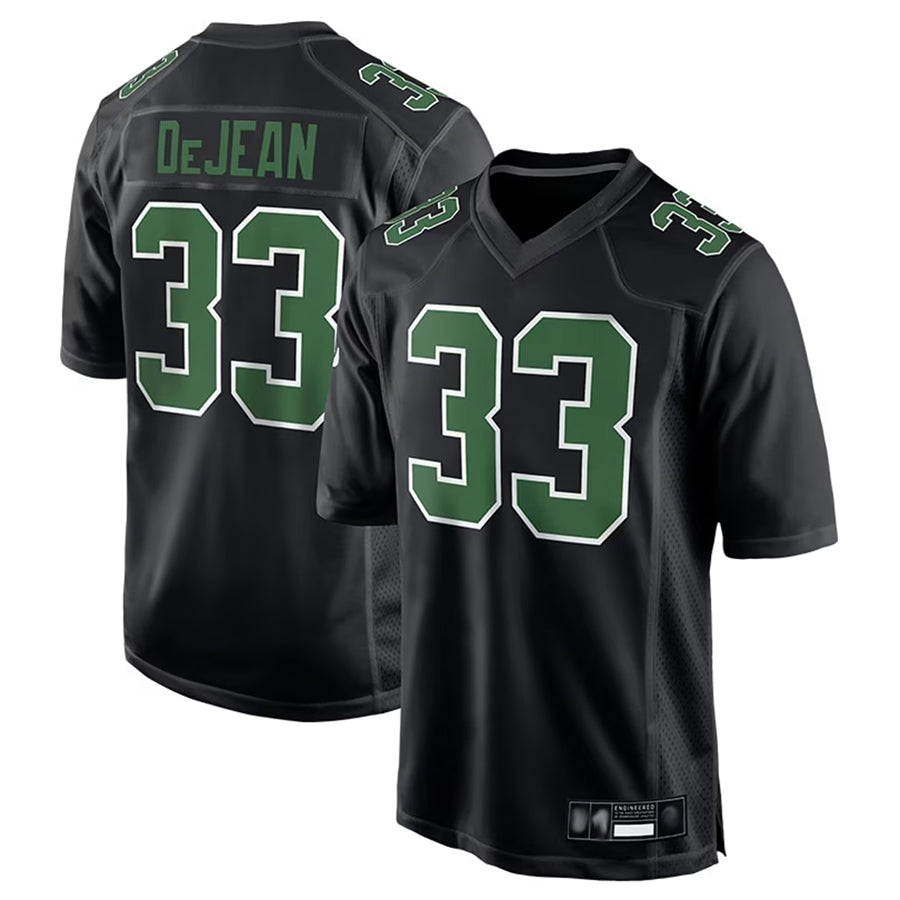 CAdoa P.Eagles #33 Cooper DeJean Player Black Carbon Kelly Stitched Jerseys