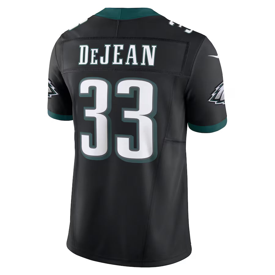 CAdoa P.Eagles #33 Cooper DeJean Player Black Vapor F.U.S.E. Limited Stitched Jerseys