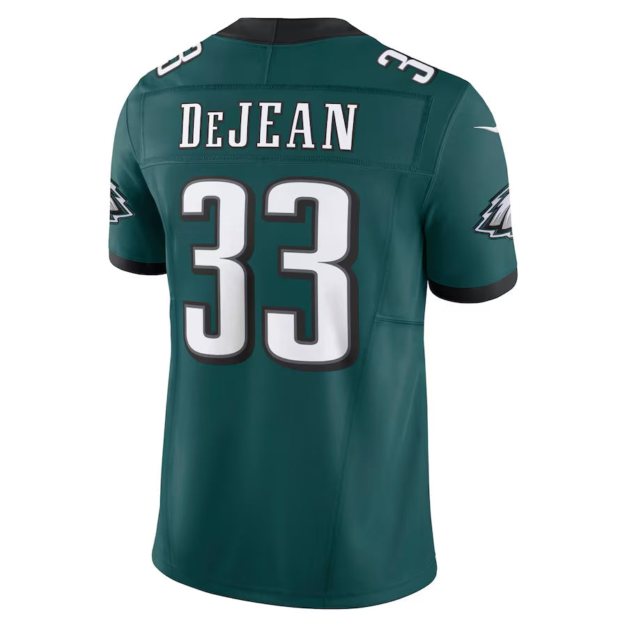 CAdoa P.Eagles #33 Cooper DeJean Player Midnight Green Vapor F.U.S.E. Limited Stitched Jerseys