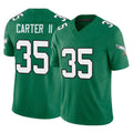 CAdoa P.Eagles #35 Michael Carter II Player Green Kelly Alternate Vapor F.U.S.E. Home Game Stitched Jerseys