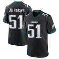 CAdoa P.Eagles #51 Cam Jurgens Player Black Game Home Stitched Jerseys