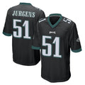 CAdoa P.Eagles #51 Cam Jurgens Player Black Home Game Stitched Jerseys