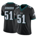 CAdoa P.Eagles #51 Cam Jurgens Player Black Limited Vapor F.U.S.E. Home Game Stitched Jerseys