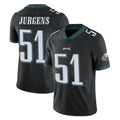 CAdoa P.Eagles #51 Cam Jurgens Player Black Limited Vapor Untouchable Home Game Stitched Jerseys