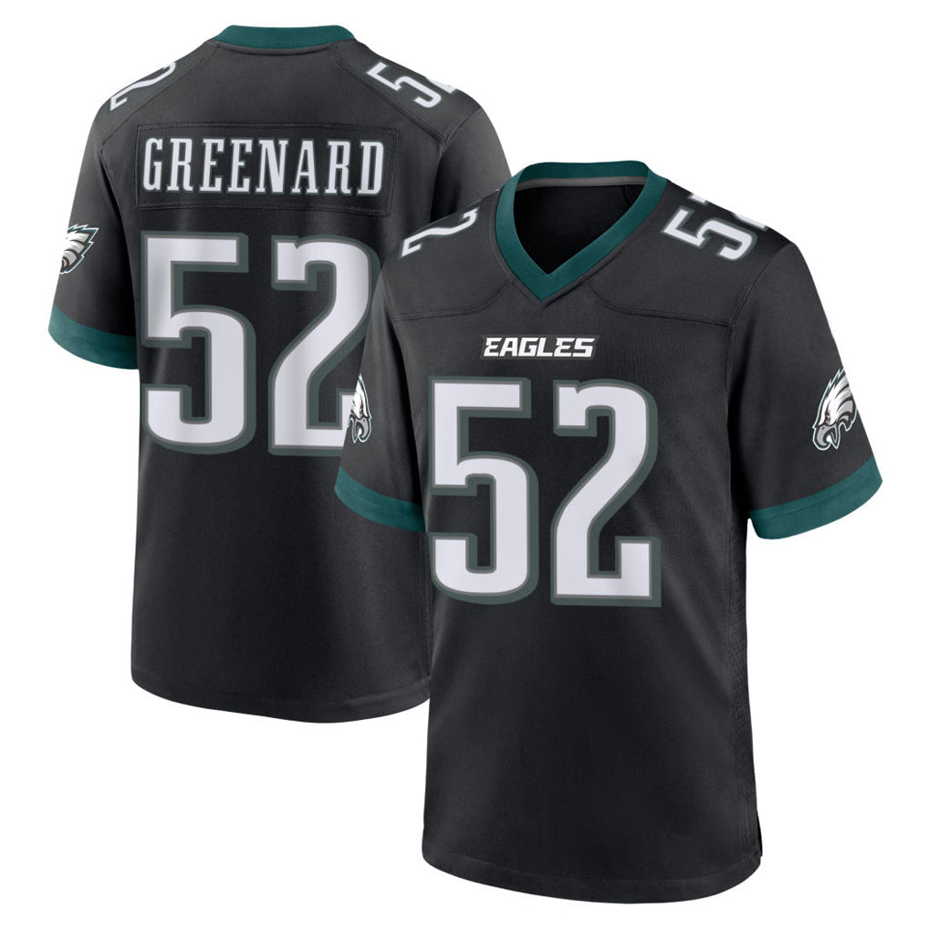 CAdoa P.Eagles #52 Jonathan Greenard Player Black Game Home Stitched Jerseys