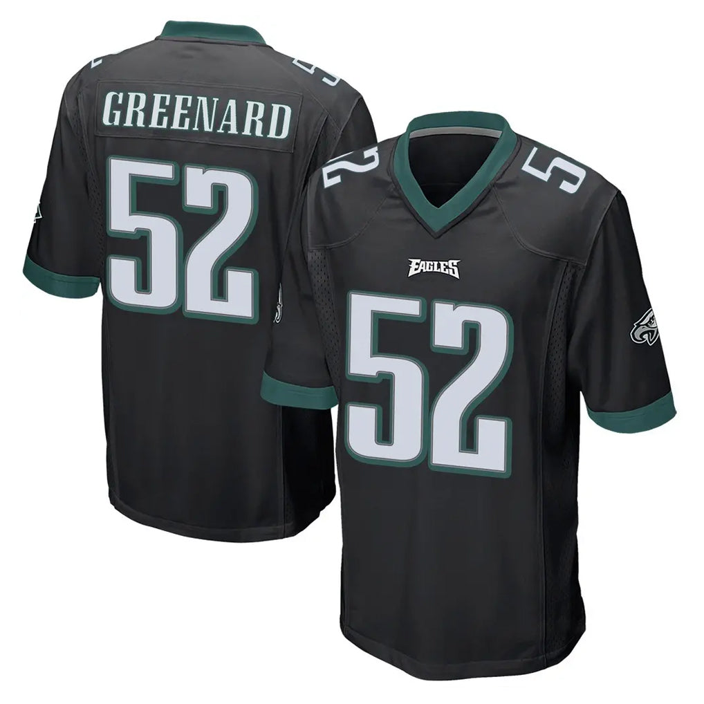 CAdoa P.Eagles #52 Jonathan Greenard Player Black Home Game Stitched Jerseys