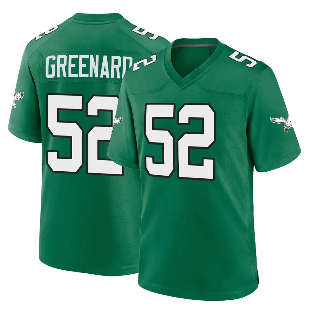 CAdoa P.Eagles #52 Jonathan Greenard Player Green Kelly Alternate Home Game Stitched Jerseys