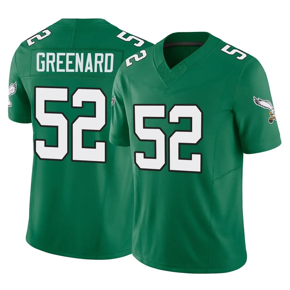CAdoa P.Eagles #52 Jonathan Greenard Player Green Kelly Alternate Vapor F.U.S.E. Home Game Stitched Jerseys