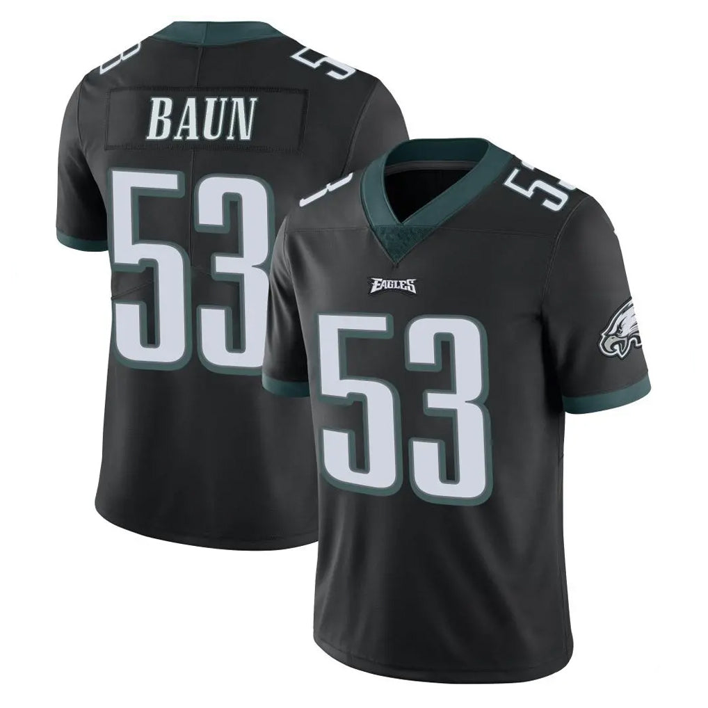CAdoa P.Eagles #53 Zack Baun Player Black Limited Vapor Untouchable Home Game Stitched Jerseys