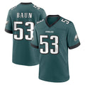 CAdoa P.Eagles #53 Zack Baun Player Green Home Game Stitched Jerseys