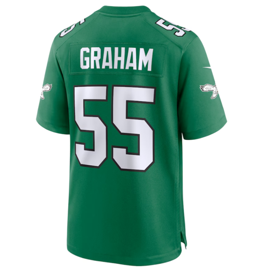 CAdoa P.Eagles #55 Brandon Graham Green Alternate Game Jersey Stitched American Jerseys