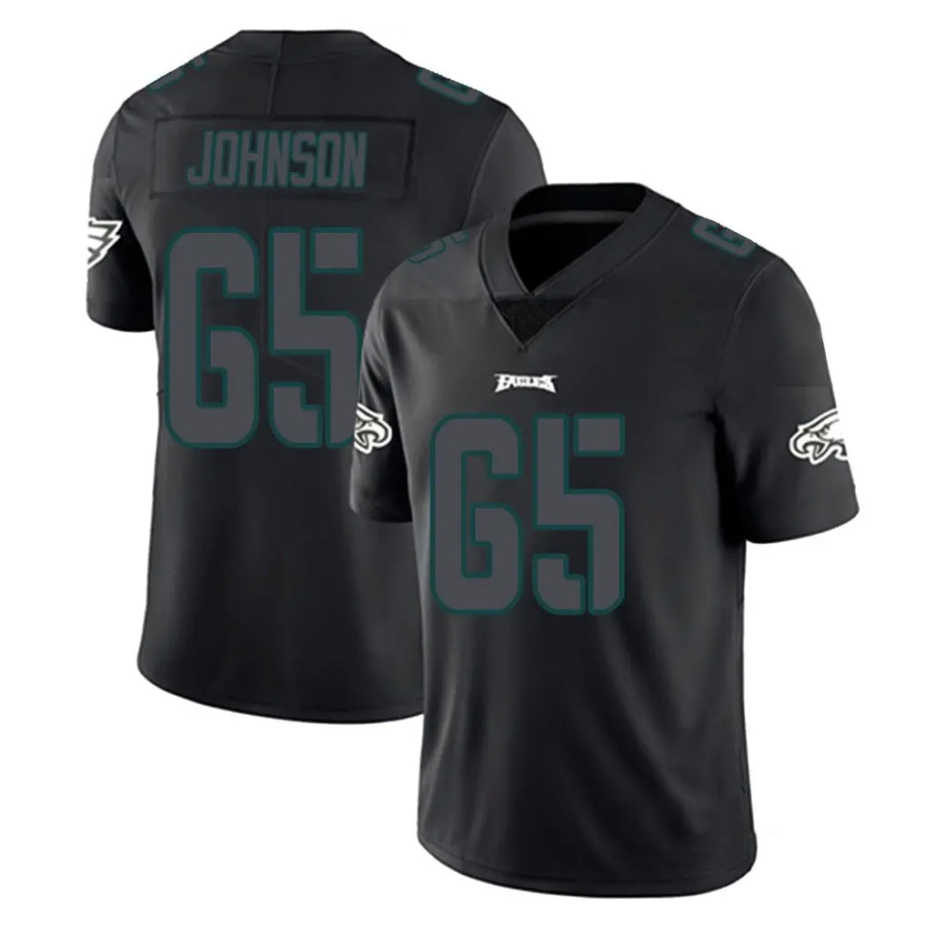 CAdoa P.Eagles #65 Lane Johnson Player Limited Black Impact Home Game Stitched Jerseys