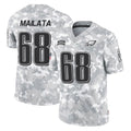 CAdoa P.Eagles #68 Jordan Mailata Player Arctic Camo Salute to Service Limited Game Stitched Jerseys