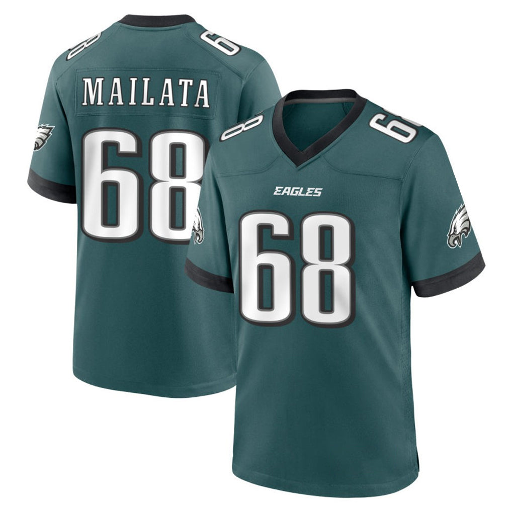 CAdoa P.Eagles #68 Jordan Mailata Player Green Home Game Stitched Jerseys