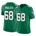 CAdoa P.Eagles #68 Jordan Mailata Player Green Kelly Alternate Vapor F.U.S.E. Home Game Stitched Jerseys