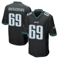 CAdoa P.Eagles #69 Landon Dickerson Player Black Home Game Stitched Jerseys
