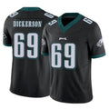 CAdoa P.Eagles #69 Landon Dickerson Player Black Limited Vapor F.U.S.E. Home Game Stitched Jerseys
